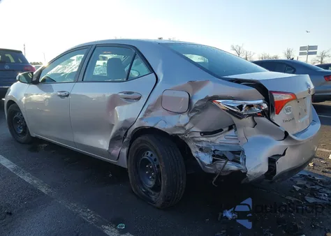 2016 Toyota Corolla Le из США, поврежденный, VIN 2T1BURHE4GC555406